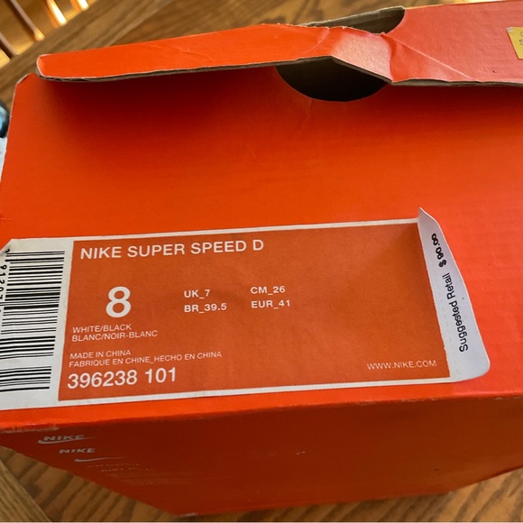 NWT Nike Super Speed D Men’s Football Cleats, Sz 8 (Euro 41) - Picture 11 of 12